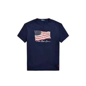 Polo Ralph Lauren Men's American Flag Graphic T-Shirt Size 3XLT NWT‎